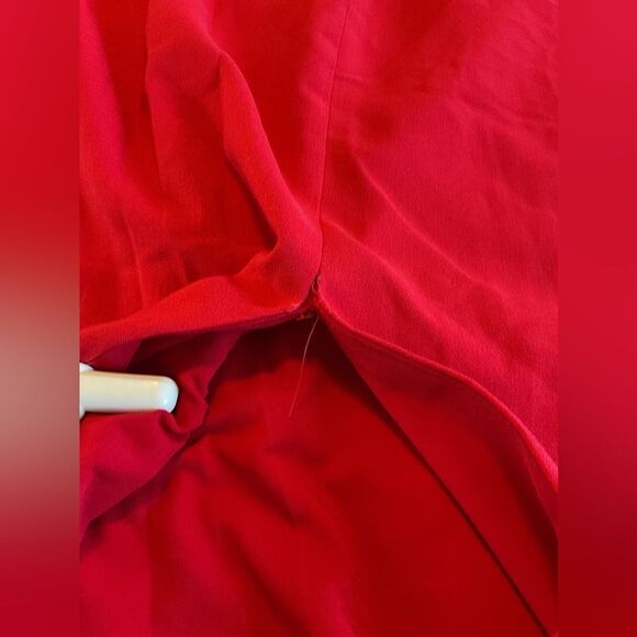 Dress the Population Martine Stretch Crepe One-Shoulder Red Dress Size XXL - Picture 7 of 7